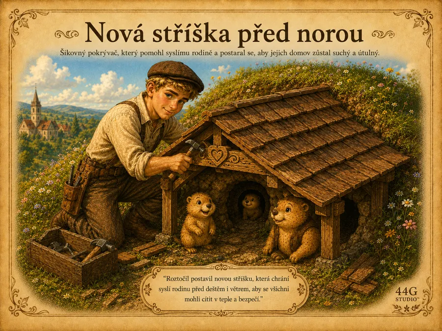 Léčivé byliny u lesního potůčku